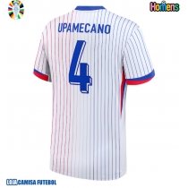 Camisa de Futebol França Dayot Upamecano #4 Equipamento Secundário Europeu 2024 Manga Curta